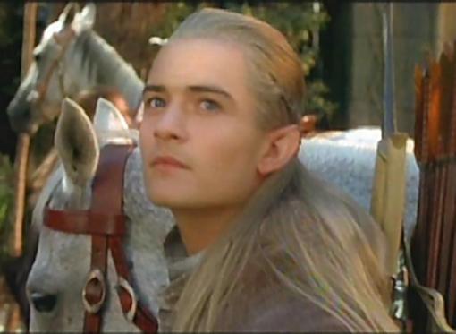 Look at me, I'm Legolas, the sexiest elf in the forest. Who cares about the two trees of Arda? I got Silmarils for eyes baby!